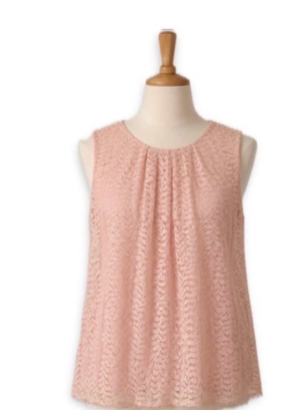 Liz Claiborne Pink Lace Top Size M